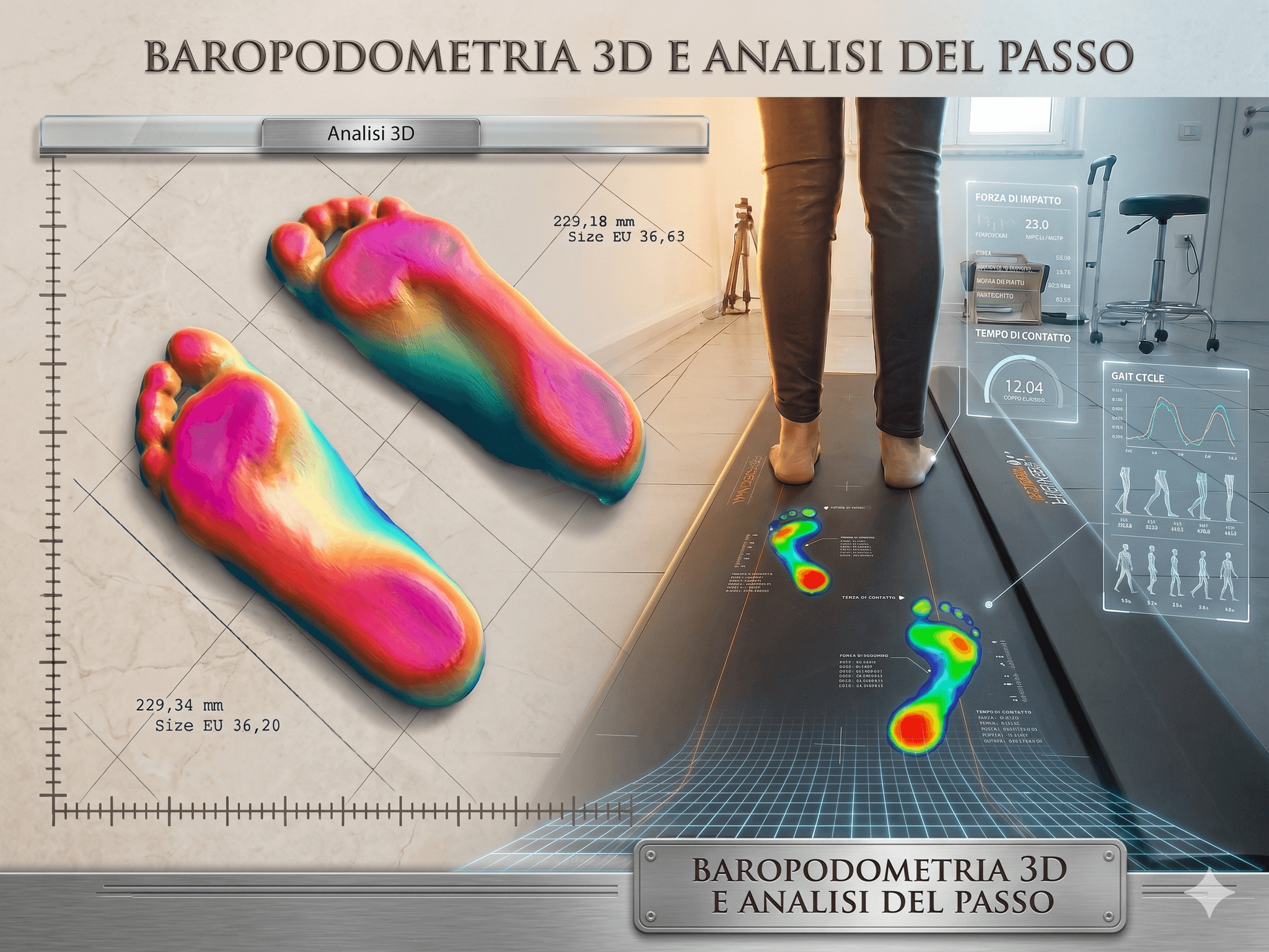 Fasi Analisi Baropodometrica